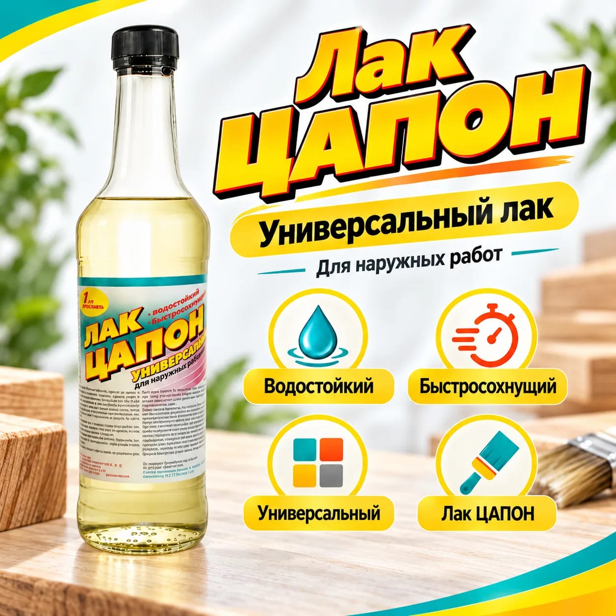 NOVBYTKHIM әмбебап лак Цапон